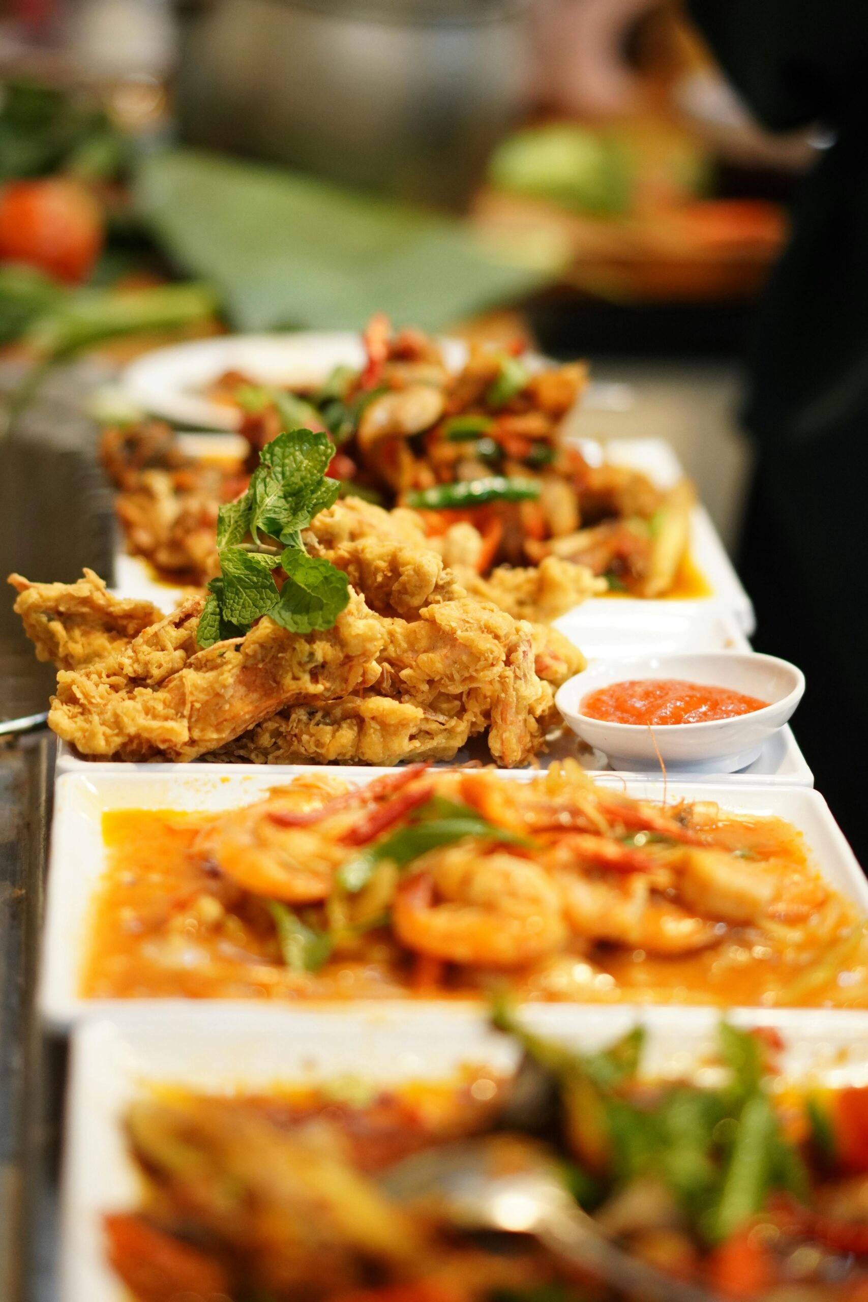 booth jualan makanan